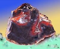 Agate, Black Plume (a)